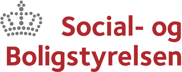 DK Social Og Boligstyrelsen Logo Graa Krone RGB